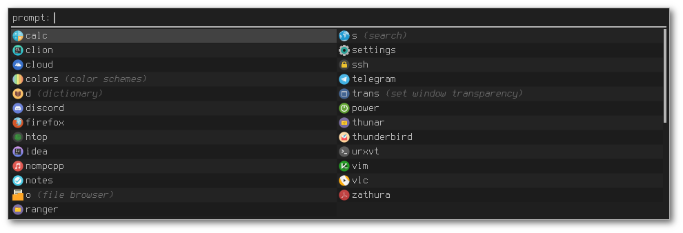 GitHub - marvinkreis/rofi-json-menu: A plugin to use rofi for custom menus